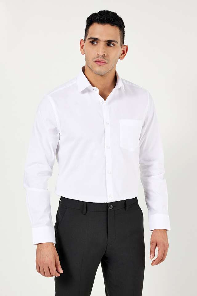 Textured-Cotton-Slim-Fit-Men-s-Formal-Shirt