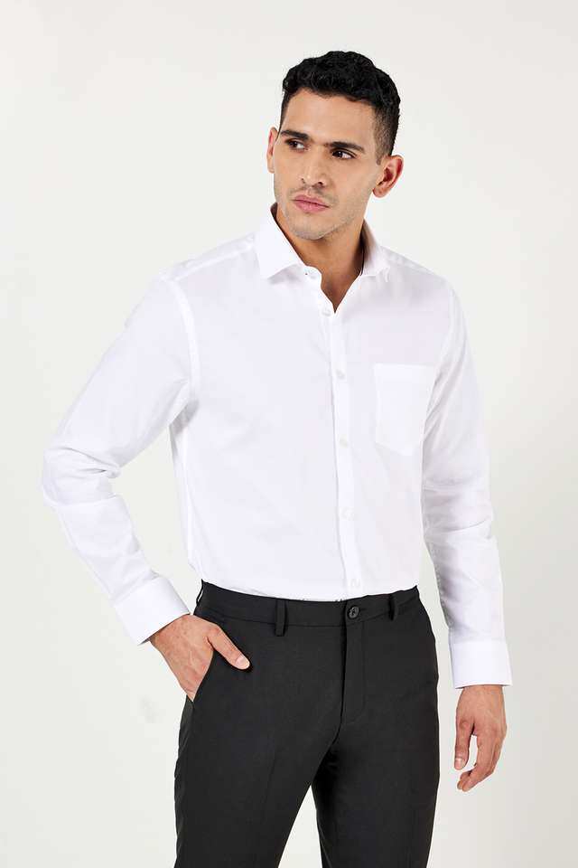 Textured-Cotton-Slim-Fit-Men-s-Formal-Shirt