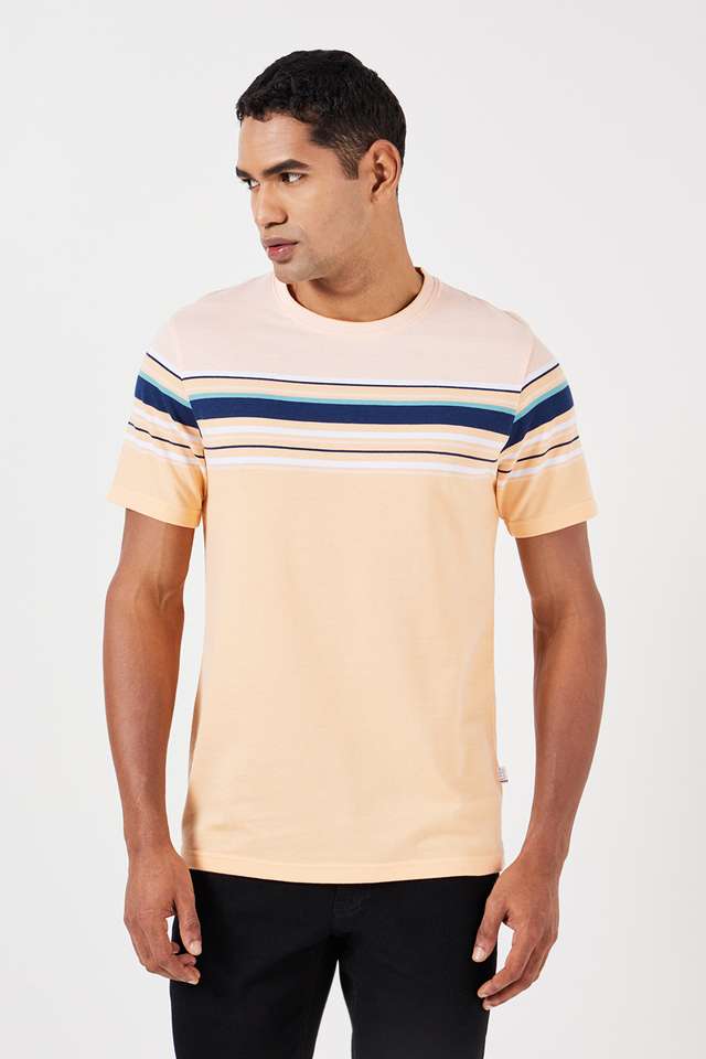 Stripes-Cotton-Regular-Fit-Men-T-Shirt