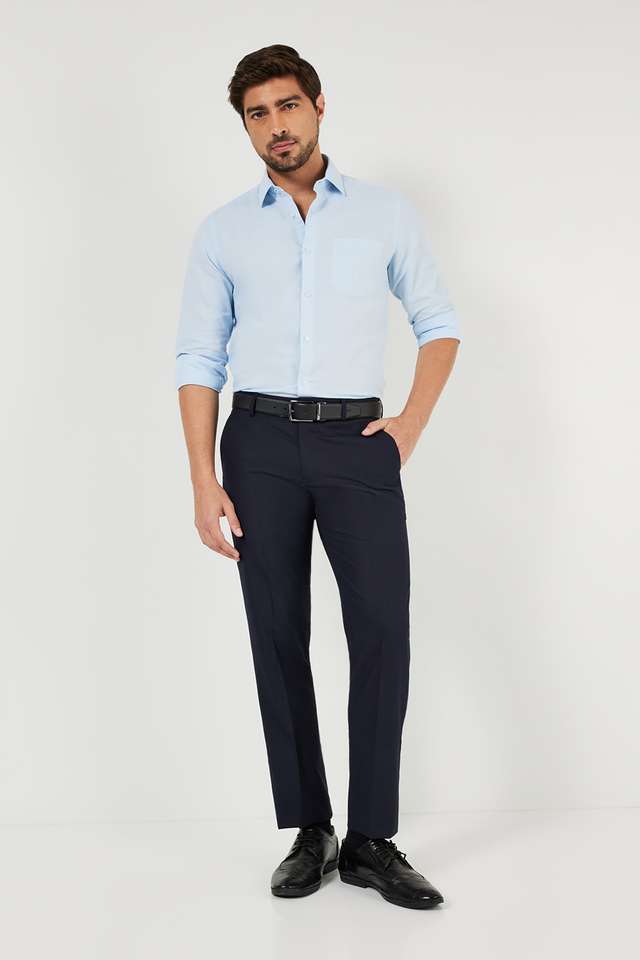 Solid-Cotton-Slim-Fit-Men-s-Formal-Shirt