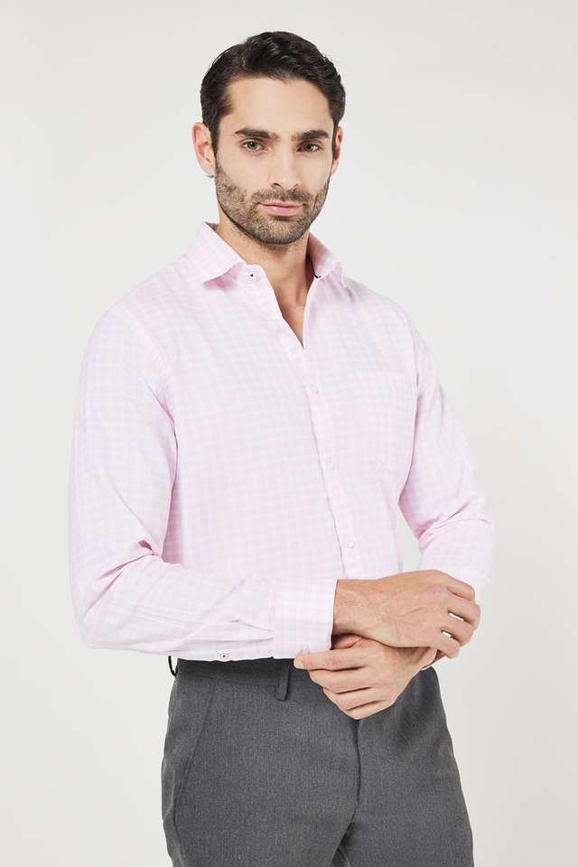 Checks-Cotton-Slim-Fit-Men-s-Formal-Shirt