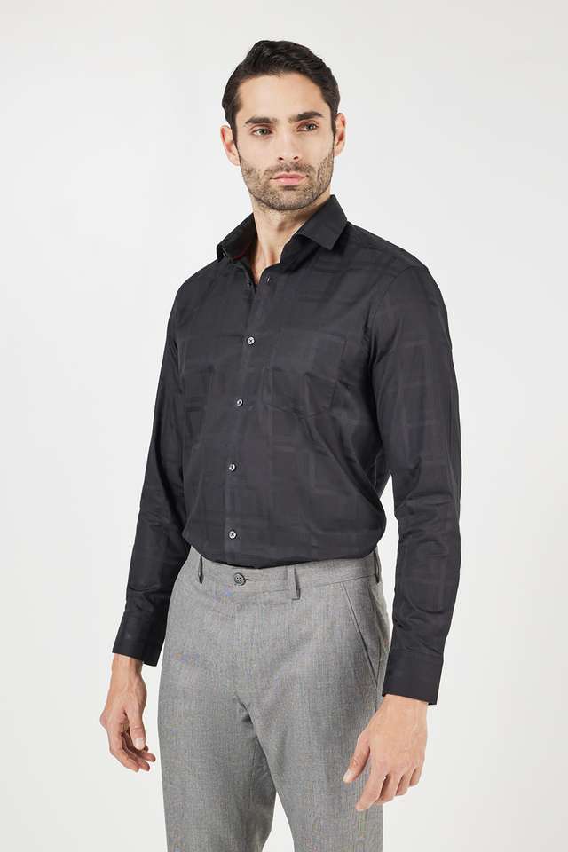 Checks-Cotton-Slim-Fit-Men-s-Formal-Shirt