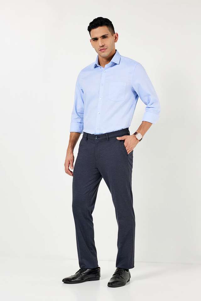 Textured-Cotton-Slim-Fit-Men-s-Formal-Shirt