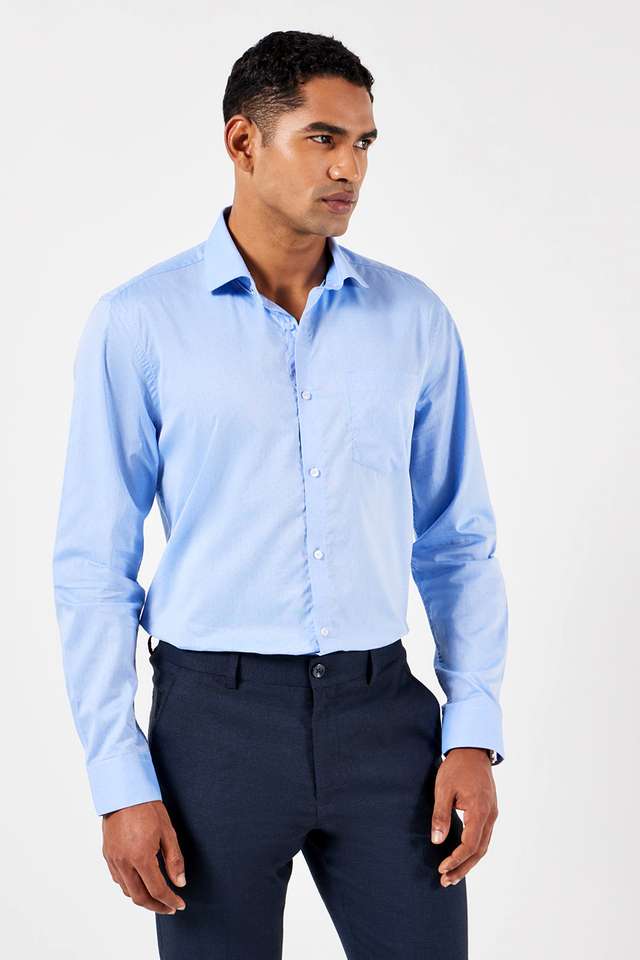 Textured-Cotton-Slim-Fit-Men-s-Formal-Shirt