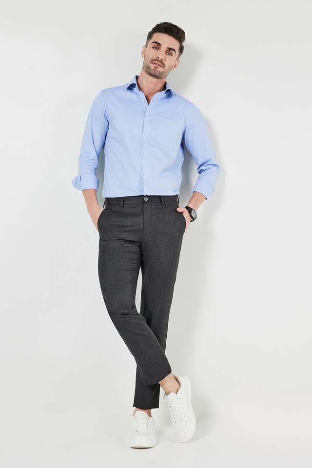 Textured-Cotton-Slim-Fit-Men-s-Formal-Shirt