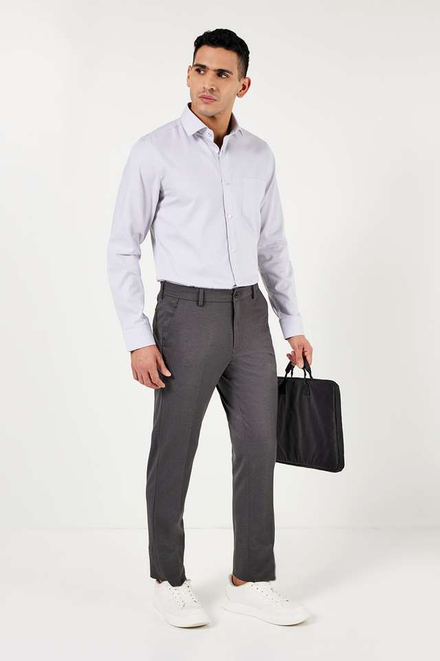 Textured-Cotton-Slim-Fit-Men-s-Formal-Shirt