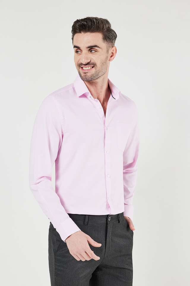 Textured-Cotton-Slim-Fit-Men-s-Formal-Shirt