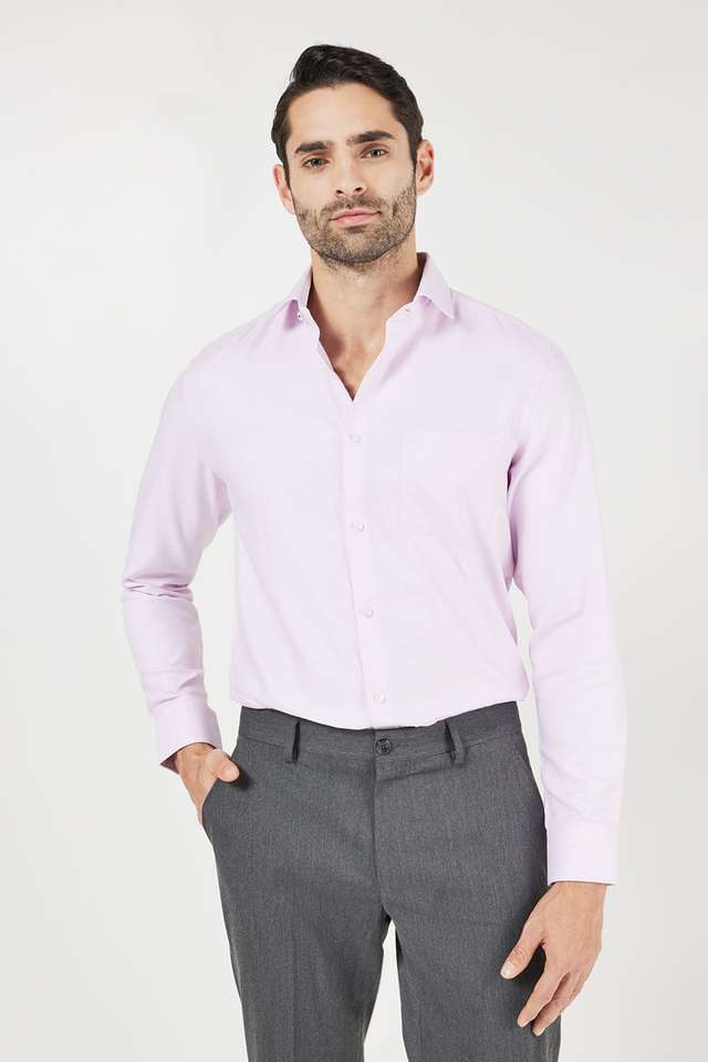 Textured-Cotton-Slim-Fit-Men-s-Formal-Shirt