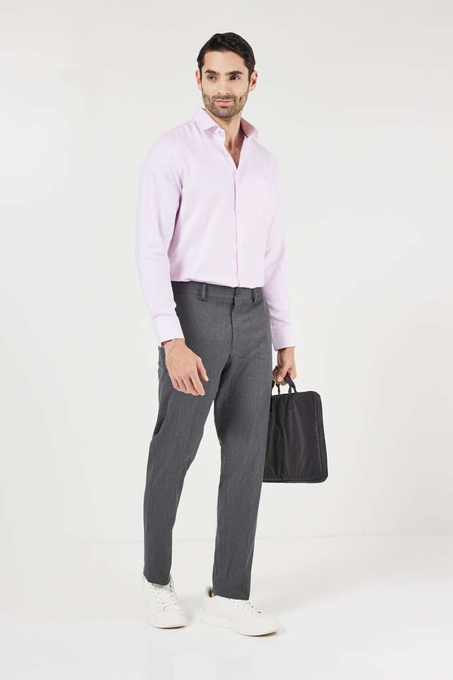 Textured-Cotton-Slim-Fit-Men-s-Formal-Shirt