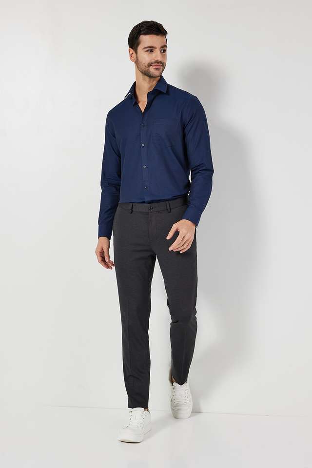 Textured-Cotton-Slim-Fit-Men-s-Formal-Shirt