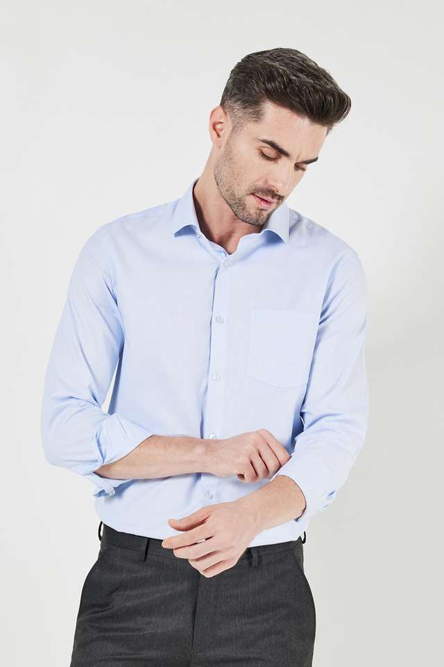 Textured-Cotton-Slim-Fit-Men-s-Formal-Shirt