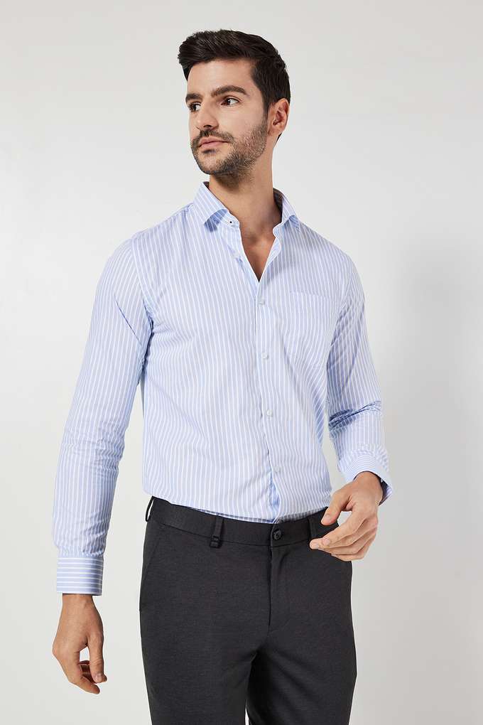 Stripes-Cotton-Slim-Fit-Men-s-Formal-Shirt
