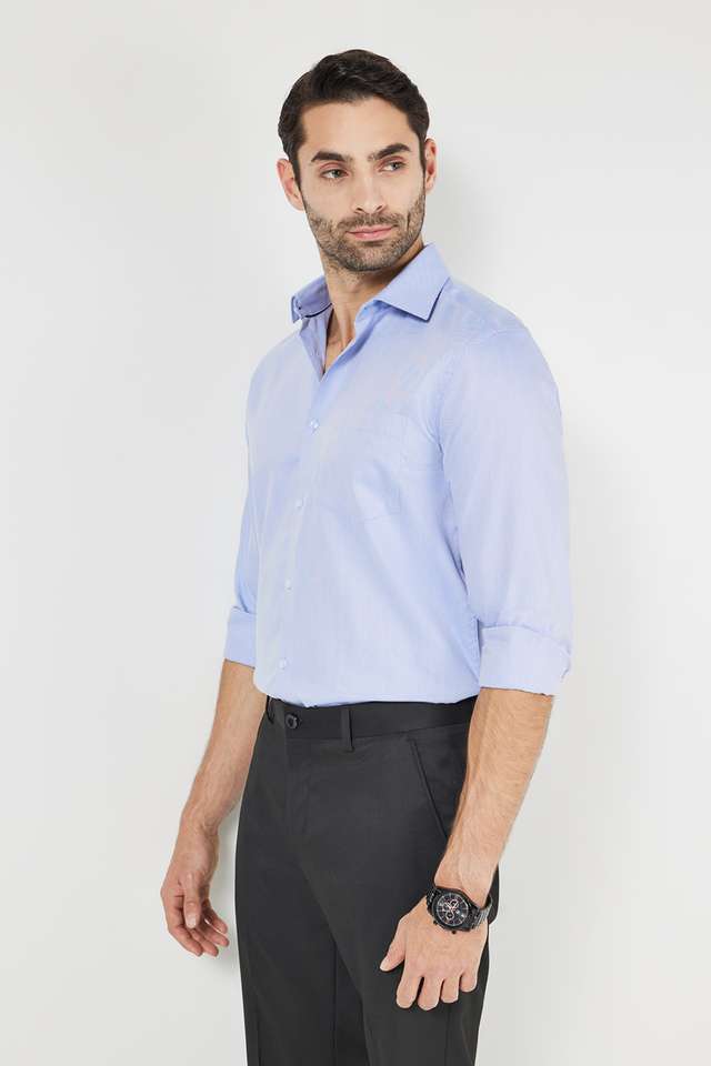 Solid-Cotton-Slim-Fit-Men-s-Formal-Shirt