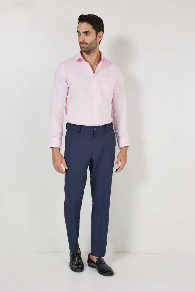 Solid-Cotton-Slim-Fit-Men-s-Formal-Shirt