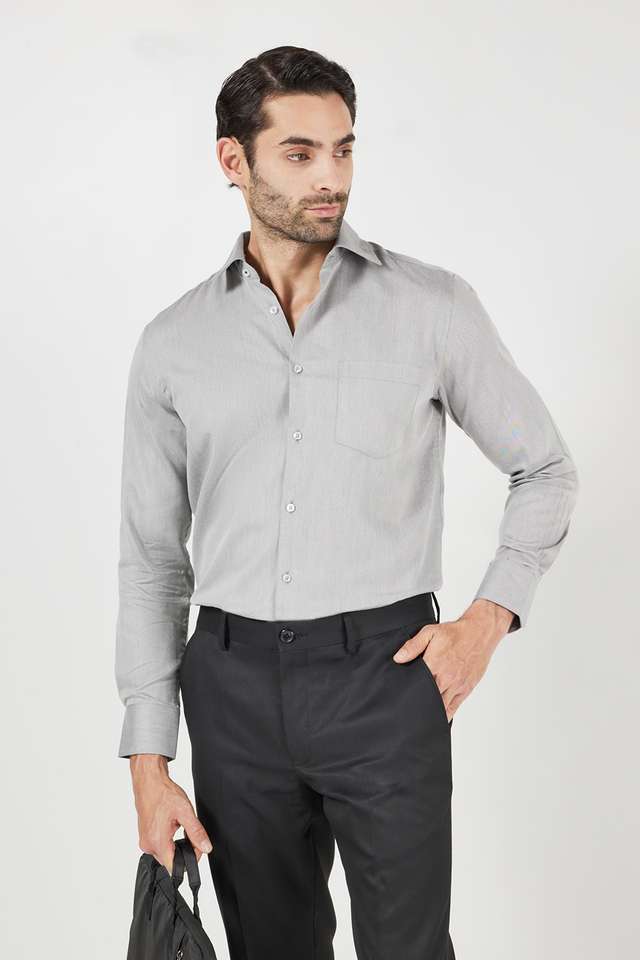 Solid-Cotton-Slim-Fit-Men-s-Formal-Shirt