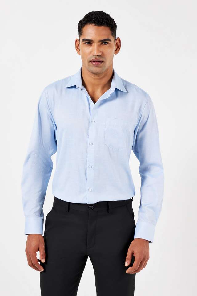 Solid-Cotton-Slim-Fit-Men-s-Formal-Shirt
