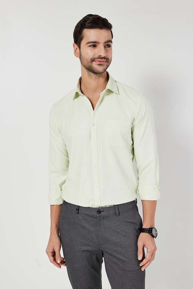 Solid-Cotton-Slim-Fit-Men-s-Formal-Shirt
