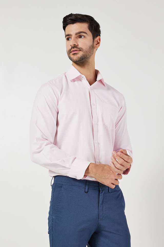 Solid-Cotton-Slim-Fit-Men-s-Formal-Shirt