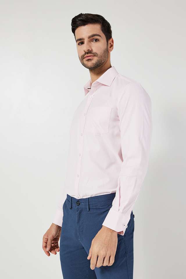 Solid-Cotton-Slim-Fit-Men-s-Formal-Shirt