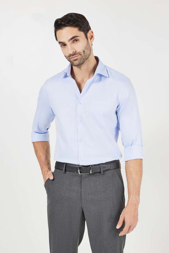 Solid-Cotton-Slim-Fit-Men-s-Formal-Shirt