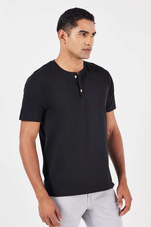 Solid-Cotton-Men-s-T-Shirt