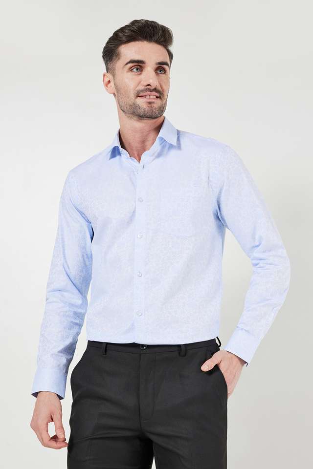 Textured-Cotton-Slim-Fit-Men-s-Formal-Shirt
