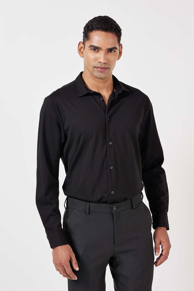 Solid-Rayon-Slim-Fit-Men-s-Formal-Shirt