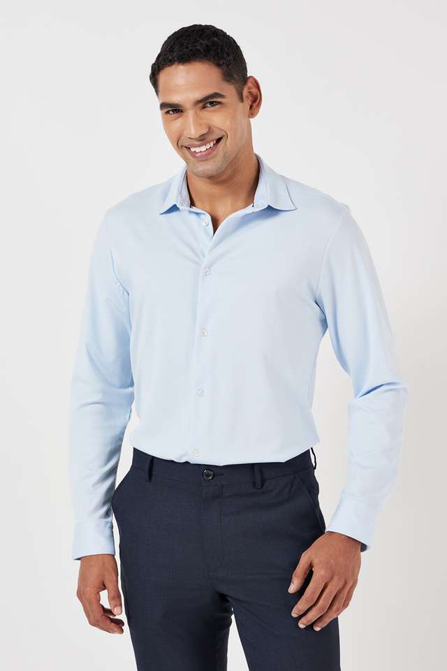 Solid-Rayon-Slim-Fit-Men-s-Formal-Shirt