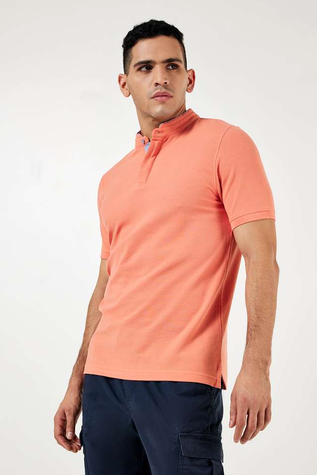 Solid-Cotton-Polo-Men-s-T-Shirt
