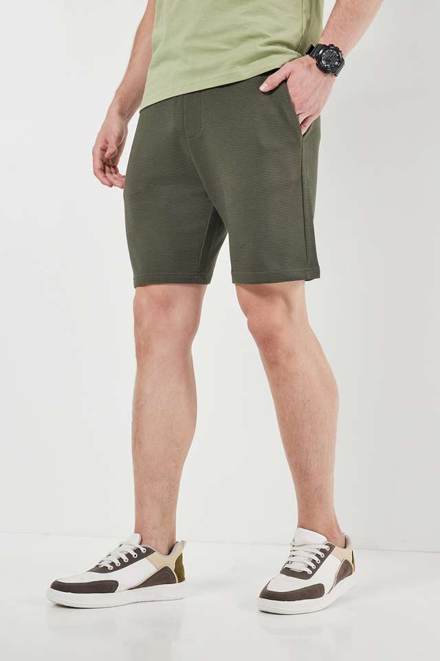 Solid-Cotton-Men-s-Shorts