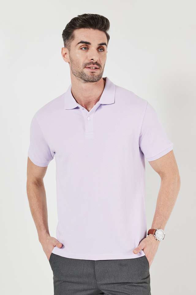 Solid-Cotton-Polo-Men-s-T-Shirt