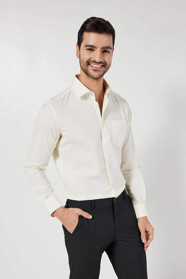 Solid-Cotton-Slim-Fit-Men-s-Formal-Shirt