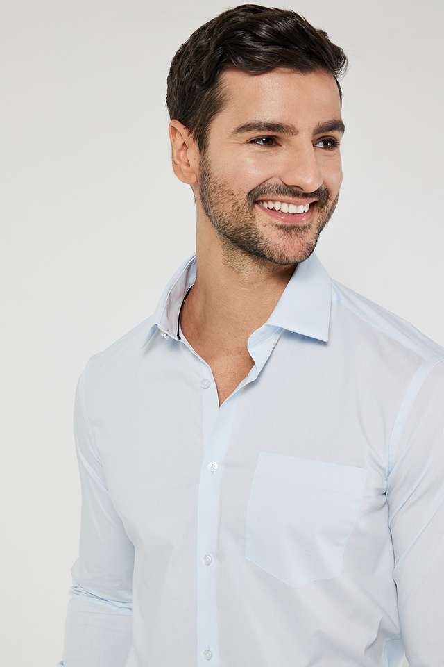Solid-Cotton-Slim-Fit-Men-s-Formal-Shirt