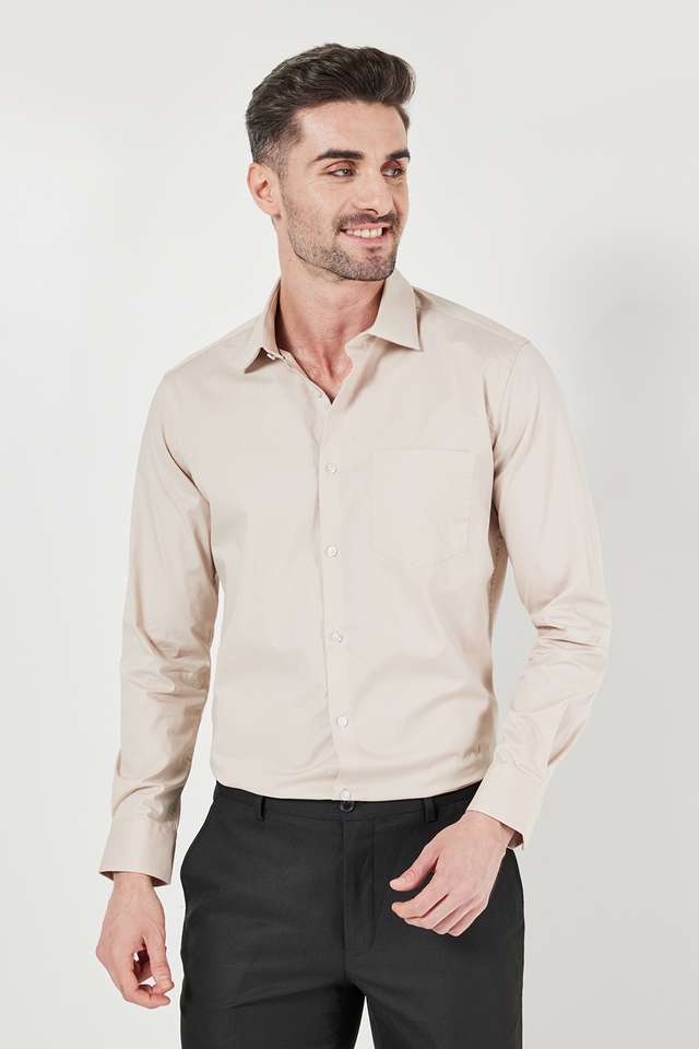 Solid-Cotton-Slim-Fit-Men-s-Formal-Shirt