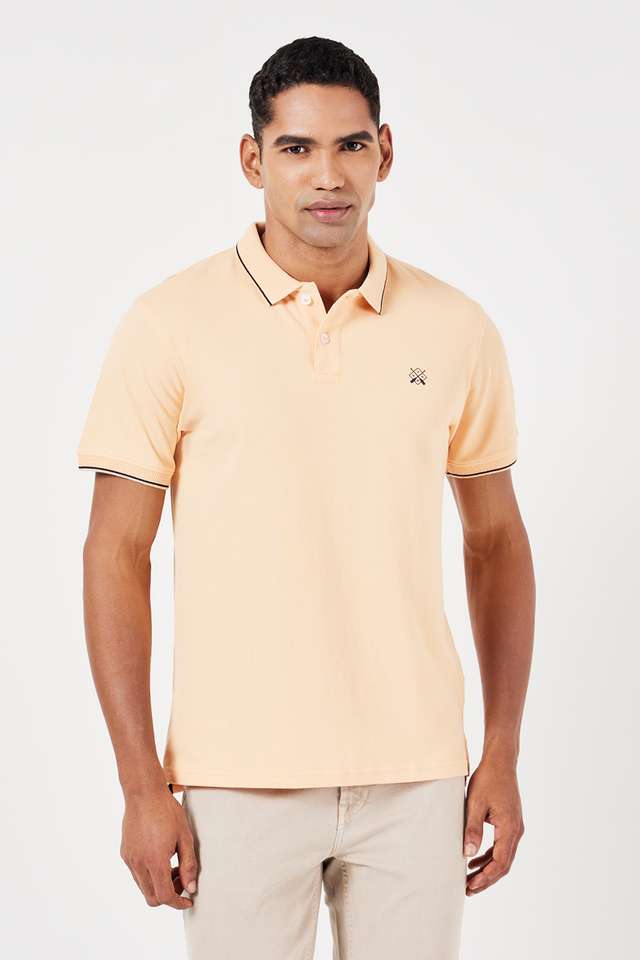Solid-Cotton-Polo-Men-s-T-Shirt