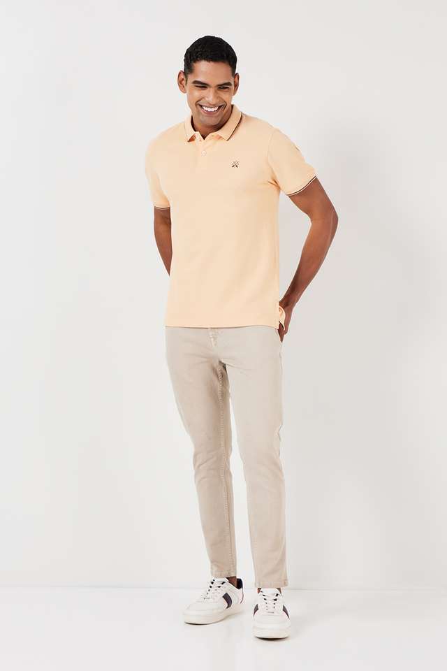 Solid-Cotton-Polo-Men-s-T-Shirt