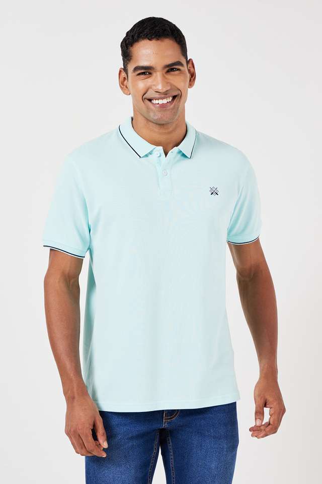 Solid-Cotton-Polo-Men-s-T-Shirt