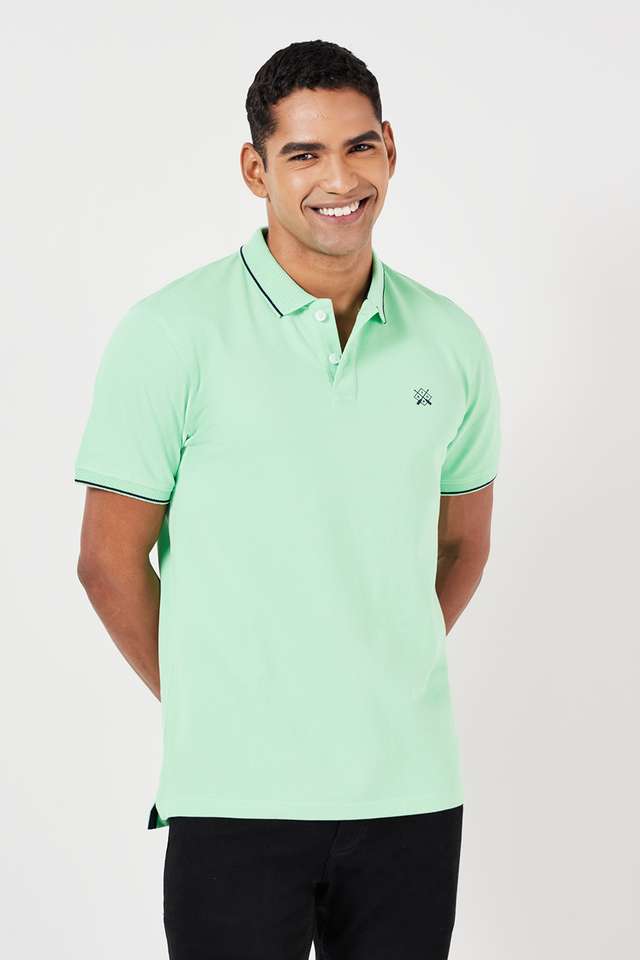 Solid-Cotton-Polo-Men-s-T-Shirt