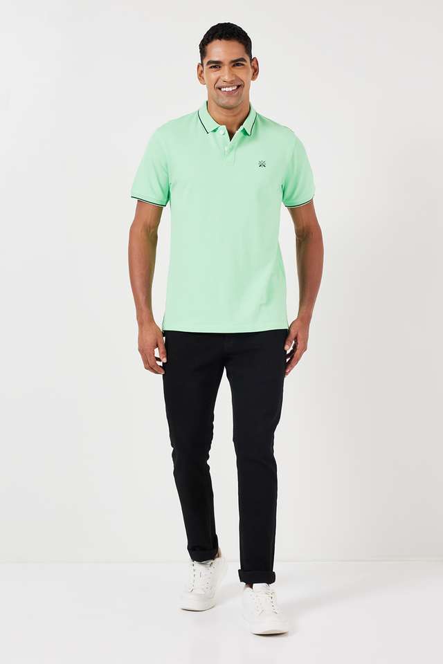 Solid-Cotton-Polo-Men-s-T-Shirt
