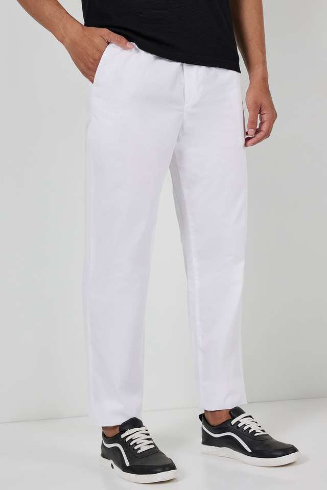 Solid-Cotton-Regular-Fit-Men-s-Track-Pants