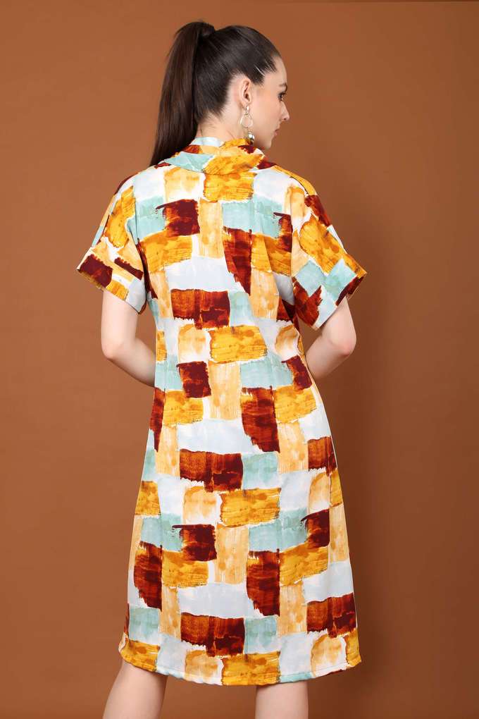 One Piece Shoppers Stop Dress Material Buy Tamiska Multi Block