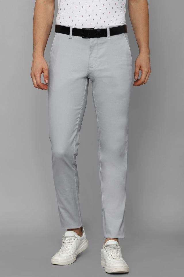 Solid-Blended-Fabric-Slim-Fit-Men-Casual-Wear-Trouser