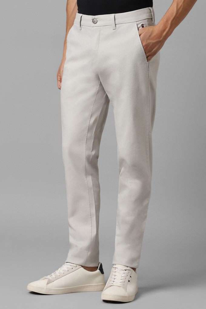 Solid-Cotton-Blend-Super-Slim-Fit-Men-s-Casual-Trousers