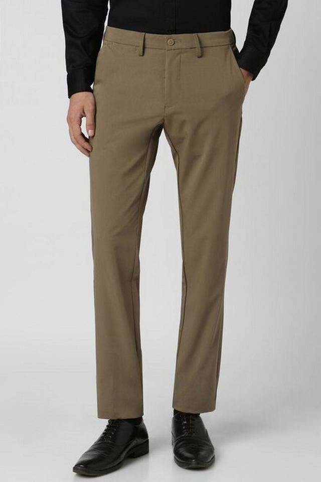 Solid-Blended-Slim-Fit-Men-s-Formal-Trouser