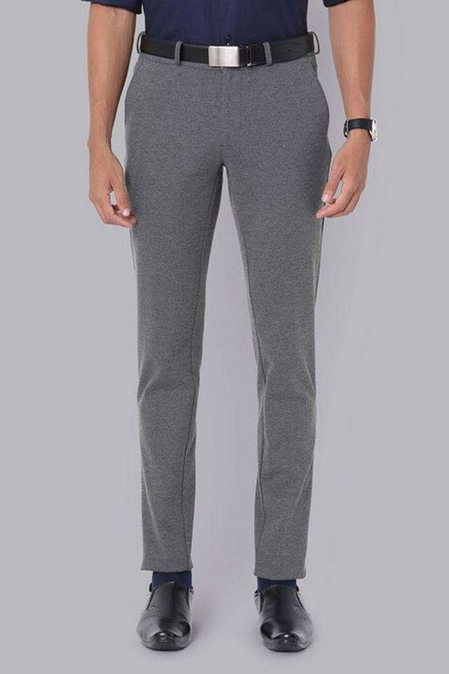 Textured-Cotton-Regular-Fit-Men-s-Formal-Wear-Trousers