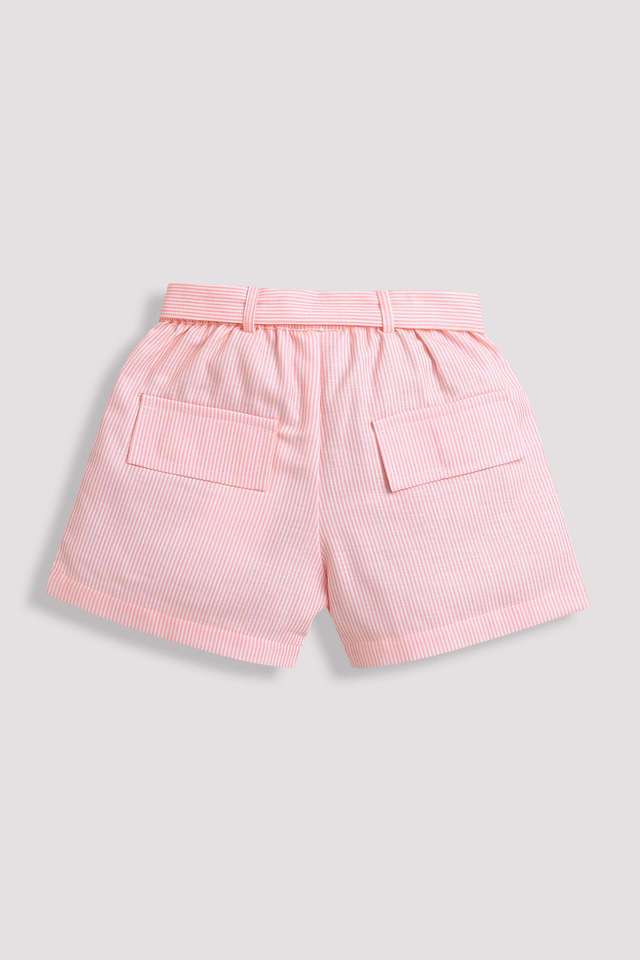 Solid-Cotton-Regular-Fit-Girls-Shorts