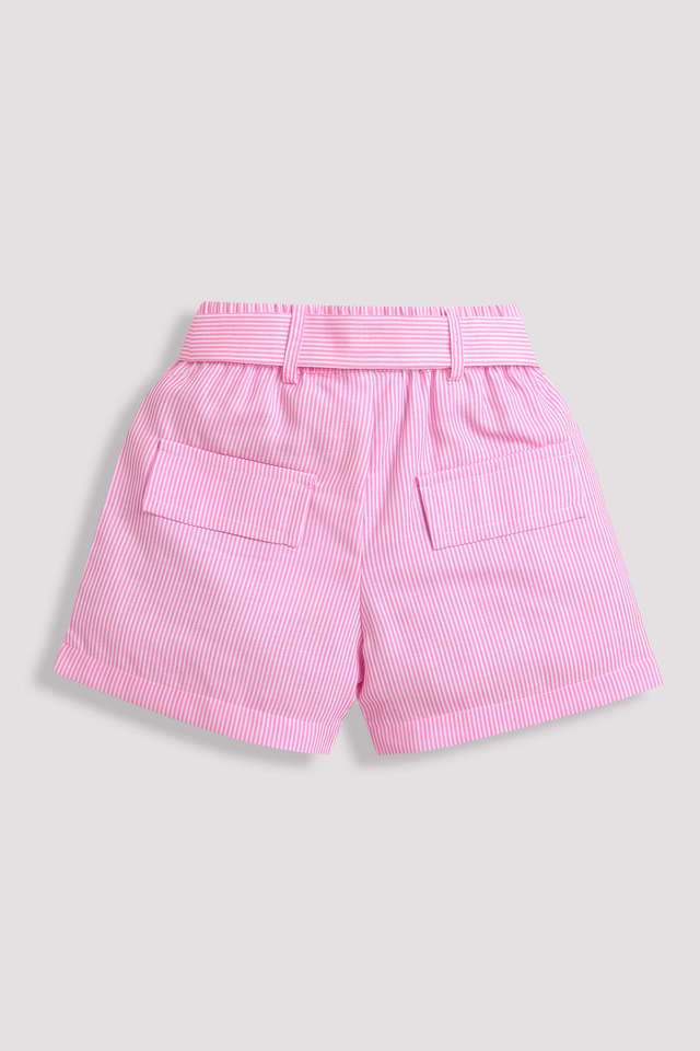 Solid-Cotton-Regular-Fit-Girls-Shorts
