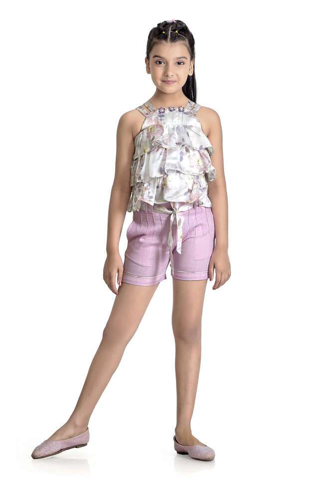 Printed-Polyester-Girls-Co-Ord-Set