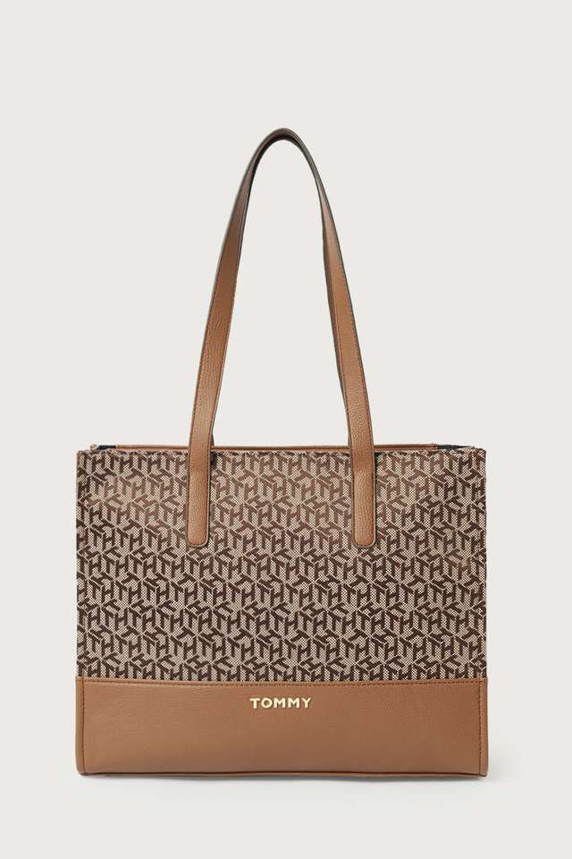 Buy TOMMY HILFIGER Brown Zipper Melissa Il Jacquard Women's Casual