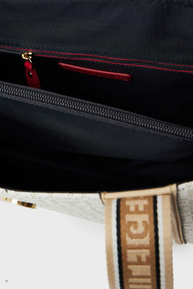 Buy TOMMY HILFIGER Beige Zipper Mckenna ll PU Women's Casual Wear